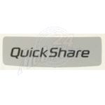 Abbildung zeigt Original K750i Label Quickshare silber