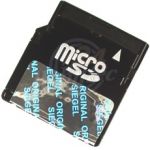 Abbildung zeigt Mini SD-Card 1GB