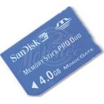 Abbildung zeigt D750i Memory Stick Pro Duo 4GB