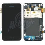 Abbildung zeigt Original Galaxy S2 (GT-i9100) Frontschale mit Display und Touchscreen schwarz