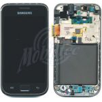 Abbildung zeigt Original Galaxy S Plus (GT-i9001) Frontschale mit Display und Touchscreen schwarz
