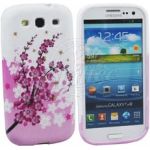 Abbildung zeigt Galaxy S3 LTE (GT-i9305) Design Schutzhülle Flower Romance