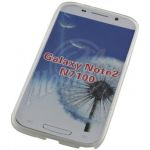 Abbildung zeigt Galaxy Note 2 LTE (GT-N7105) Schutzhülle „Skin-Case“ transparent