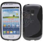 Abbildung zeigt Galaxy S3 mini (GT-i8190) Schutzhülle „Skin-Case“ S-Curve Black