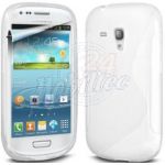 Abbildung zeigt Galaxy S3 mini (GT-i8190) Schutzhülle „Skin-Case“ S-Curve white