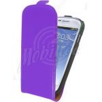 Abbildung zeigt Galaxy S3 mini (GT-i8190) Ledertasche Flipstyle BiColor purple