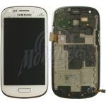 Abbildung zeigt Original Galaxy S3 mini (GT-i8190) Frontschale mit Display und Touchscreen La Fleur