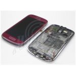Abbildung zeigt Original Galaxy S3 mini (GT-i8190) Frontschale mit Display und Touchscreen red