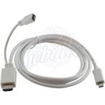 Abbildung zeigt Galaxy S4 (GT-i9500 not for Germany) Adapter Kabel microUSB (MHL) -> Standard HDMI