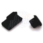 Abbildung zeigt Xoom Staubschutz-Kappen Set f. micro-USB + Kopfhörer