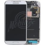 Abbildung zeigt Original Galaxy S4 LTE+ (GT-i9506) Frontschale mit Display und Touchscreen weiß