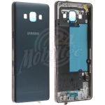 Abbildung zeigt Original Galaxy A5 (SM-A500F) Rückschale + Rahmen + Vibra + Tasten schwarz