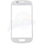 Abbildung zeigt Galaxy S3 mini (GT-i8190) Displayglas (Frontglas) weiß