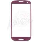 Abbildung zeigt Galaxy S3 LTE (GT-i9305) Displayglas (Frontglas) rot
