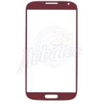 Abbildung zeigt Galaxy S4 LTE (GT-i9505) Displayscheibe Frontglas rot