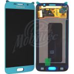 Abbildung zeigt Original Galaxy S6 (SM-G920F) Display + Touchscreen -Modul blau