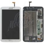 Abbildung zeigt Original Galaxy Tab 3 7.0 3G (SM-T211) Frontschale mit Display und Touchscreen weiß
