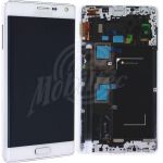 Abbildung zeigt Original Galaxy Note Edge (SM-N915FY) Frontschale mit Display + Touchscreen weiß