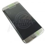 Abbildung zeigt Original Galaxy S7 Edge (SM-G935F) Frontschale mit Display + Touchscreen silber