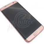 Abbildung zeigt Original Galaxy S7 Edge (SM-G935F) Frontschale mit Display + Touchscreen pink rosé