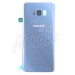 Abbildung zeigt Original Galaxy S8 Plus (SM-G955F) Rückschale Akkudeckel blau mit Kameraglas