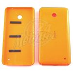 Abbildung zeigt Original Lumia 630 Dual SIM Akkudeckel orange