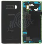Abbildung zeigt Original Galaxy Note 8 DuoS (SM-N950FD) Rückschale Akkudeckel schwarz mit Kameraglas