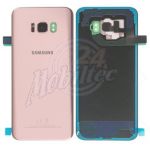 Abbildung zeigt Original Galaxy S8 Plus (SM-G955F) Rückschale Akkudeckel rose pink mit Kameraglas