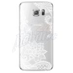 Abbildung zeigt Galaxy S9 (SM-G960F) Handyhülle Schutzcover Case Design Mandala weiß