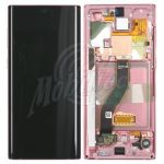 Abbildung zeigt Original Galaxy Note 10 (SM-N970F) Display + Touchscreen Einheit mit Rahmen pink