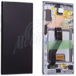 Abbildung zeigt Original Galaxy Note 10+ 5G (SM-N976B) Display + Touchscreen Einheit mit Rahmen weiss