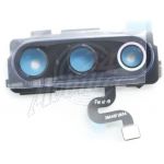Abbildung zeigt Original Kameraglas Kamerascheibe mit Rahmen blau