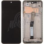 Abbildung zeigt Original Redmi Note 9S Display + Touchscreen Einheit mit Rahmen weiß