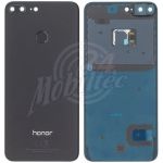 Abbildung zeigt Original Honor 9 Lite Rückschale Akkudeckel +Fingerprint+Kamerglas black