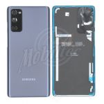 Abbildung zeigt Original Galaxy S20 FE 5G (SM-G781B) Rückschale Akkudeckel blau mit Kameraglas