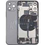 Abbildung zeigt iPhone 11 Pro Rückschale m. Seiten-Rahmen +Kameraglas space grey