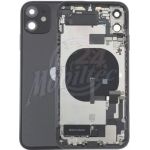Abbildung zeigt iPhone 11 Rückschale m. Rahmen +Kameraglas schwarz