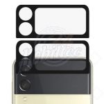Abbildung zeigt Galaxy Z Flip4 (SM-F721B) Panzer-Glas Kameraschutz schwarz