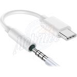 Abbildung zeigt Audioadapter Kopfhörer-Adapter USB Typ-C zu Klinke