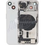 Abbildung zeigt iPhone 13 Gehäuse Glas Rückseite Rückschale Rahmen weiß