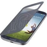 Abbildung zeigt Original Galaxy S4 LTE+ (GT-i9506) S-View Cover black EF-CI950BB