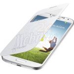 Abbildung zeigt Original Galaxy S4 LTE+ (GT-i9506) S-View Cover white EF-CI950BW