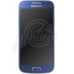 Abbildung zeigt Original Galaxy S4 mini (GT-i9195) Frontschale mit Display und Touchscreen blau