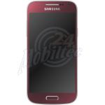 Abbildung zeigt Original Galaxy S4 mini (GT-i9195) Frontschale mit Display und Touchscreen rot