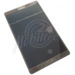 Abbildung zeigt Original Galaxy Tab S 8.4 LTE (SM-T705) Frontschale mit Display + Touchscreen grau/bronze