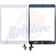 Touchscreen Frontglas weiß mit IC + Homebutton
