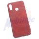 Handyhülle Schutzcover Case Hartglas Marmor red