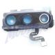 Original Kameraglas Kamerascheibe mit Rahmen blau