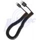 Spiralkabel Spiral Curly Ladekabel USB Type Typ C